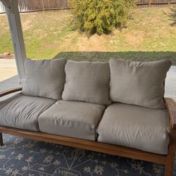 Outdoors Couch Teakwood 