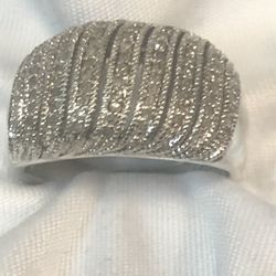 Diamond Silver Ring
