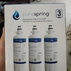 3 Pack Pure Spring Refrigerator Water Filter Ps-LT 700P-S