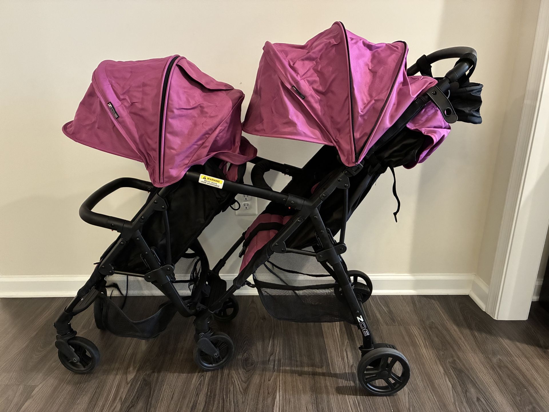 Zoe XL1 2-in-1 Convertible Tandem Baby Stroller