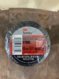 ⚡ 3M Temflex™ 1700 Vinyl Electrical Tape – General Use ✅