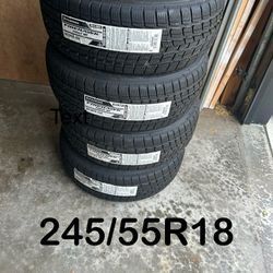 Set Of Firestone Firehawk Pursuit AWT 245/55R18 103V is a high-performance all-weather