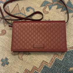 Authentic Gucci Guccissima Crossbody Leather