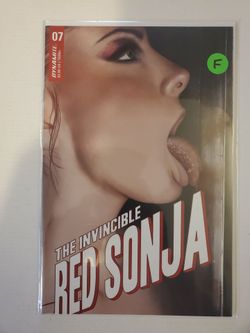 Invincible RED SONJA #7 F, NM, She-Devil, Cohen Variant 1:10 Bagged Boarded
