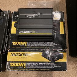 Kicker High -Efficiency Subwoofer Amplifier