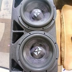Q Bomb Speaker Box With 10" Nvx Speakets