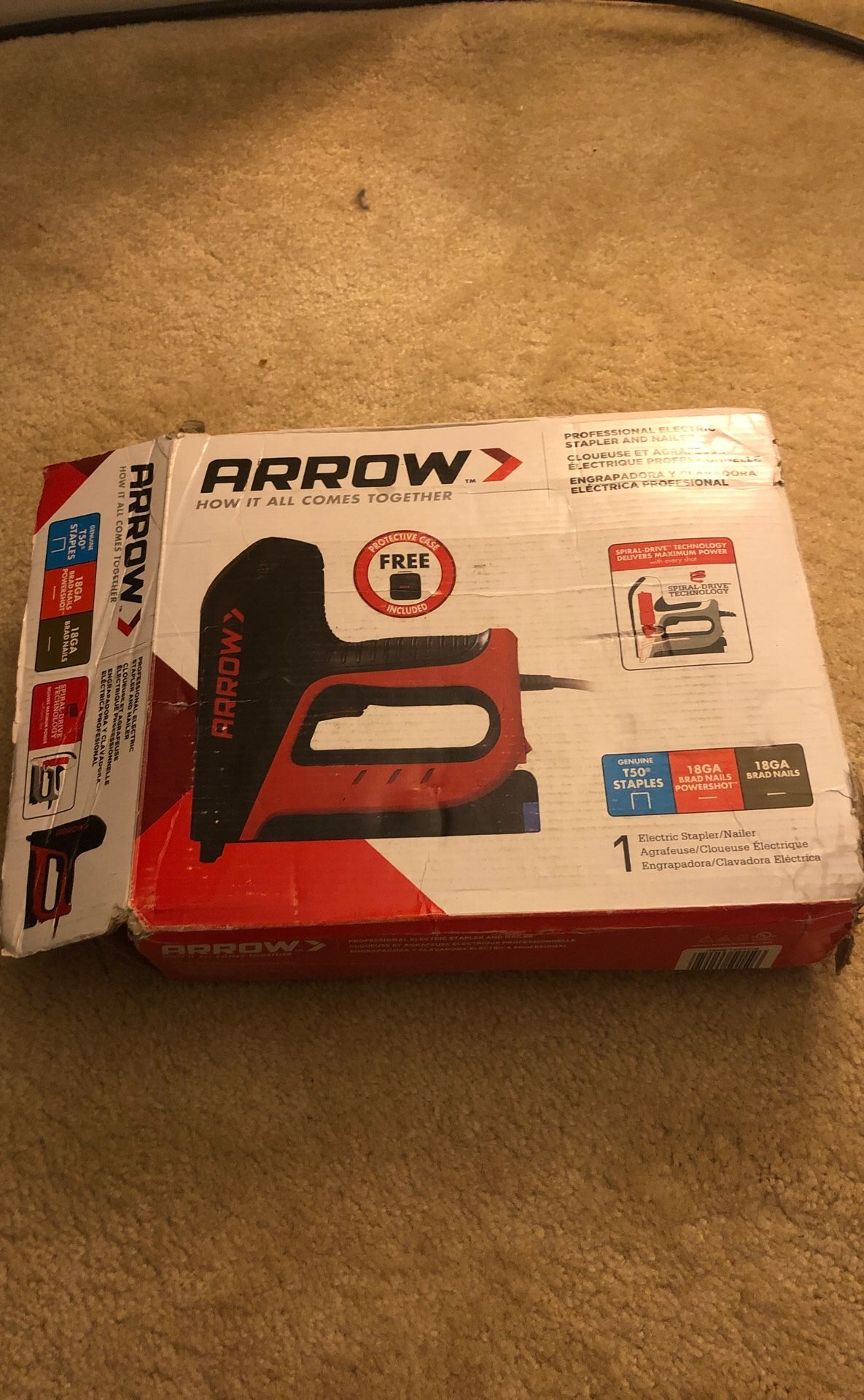 Arrow professional electric stapler and nailer