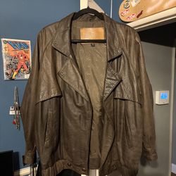 Korean Vintage Leather Jacket