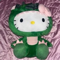 Hello kitty dinosaur plush giant 