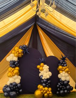 Double arch balloon set up