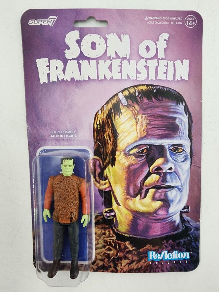 Son Of Frankenstein Super 7 Reaction Figures Figurine