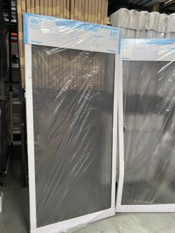 Sliding patio screen doors