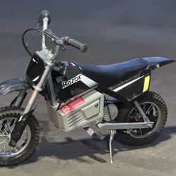 Razor Dirt Rocket MX350 - Black with Decals, up to 14 mph, 24V Electric Dirt Bike for Child 8+