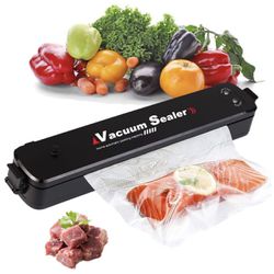 Vacuum Sealer Machine, 2021 Upgraded, Automatic Vacuum Sealer for Food Preservation, Suitable for Dry & Moist Food, Food Saver with 15 Vacuum Sealer B