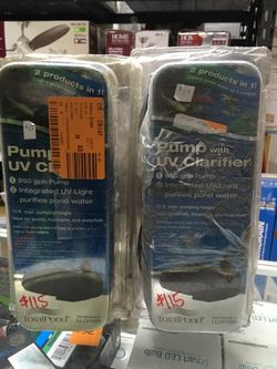 PUMP WITH UV CLARIFIER