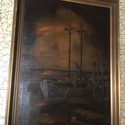 Signed Oil On Artist Board 