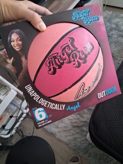 Angel Reese UNAPOLOGETICALLY Angel Rubber (Size 6) 28.5" Outdoor Basketball Ball