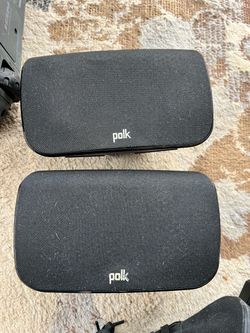 Polk Audio Speakers Pair Black