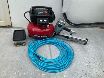 Air Compressor, Framing Nailer & Nails