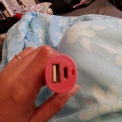 Pink Portable Charger