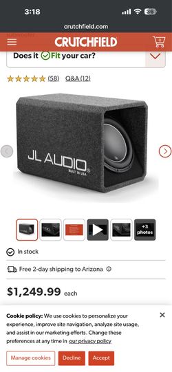 JL Audio HO112-W6v3