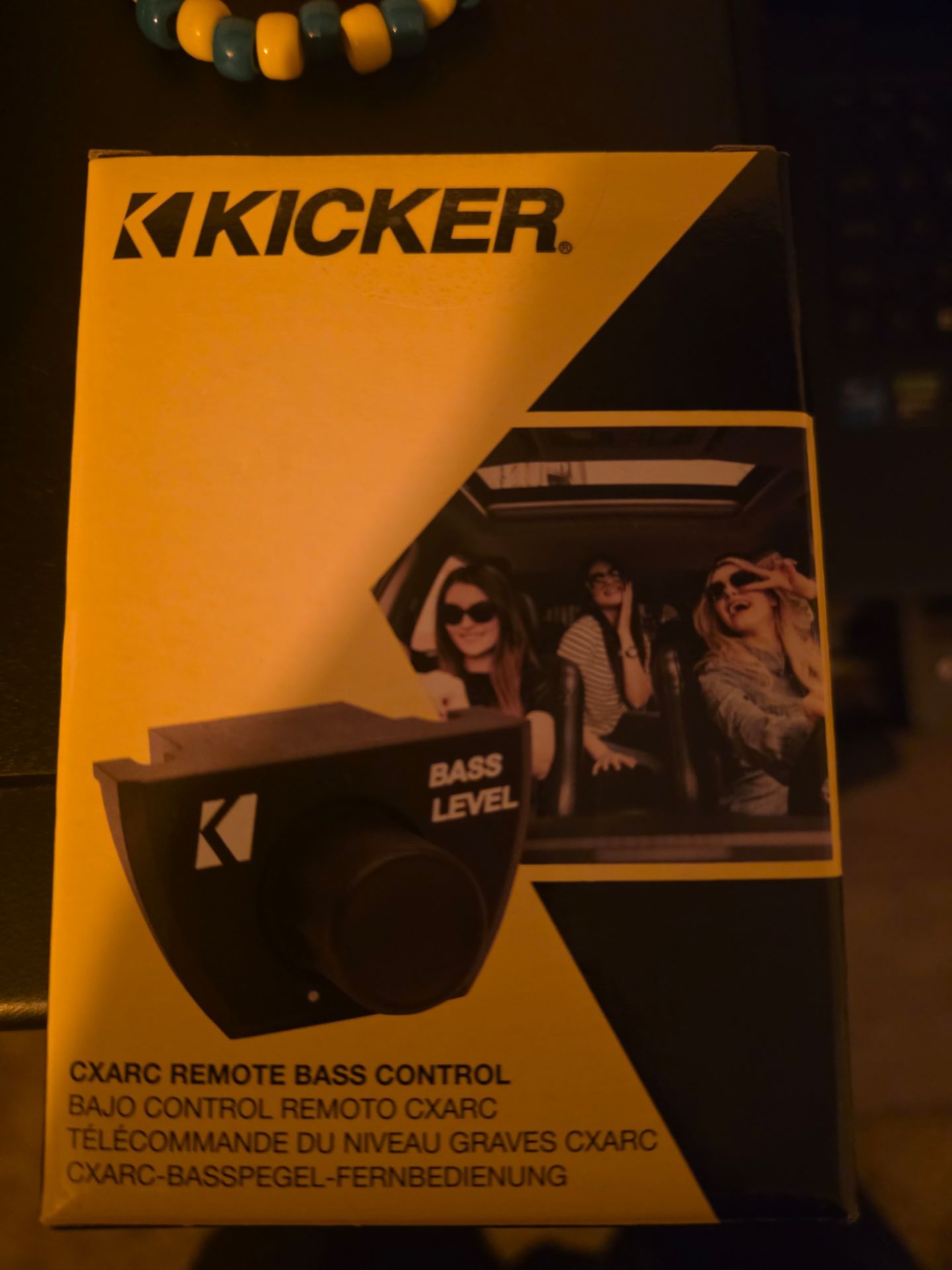 Kicker amplifier bass knob