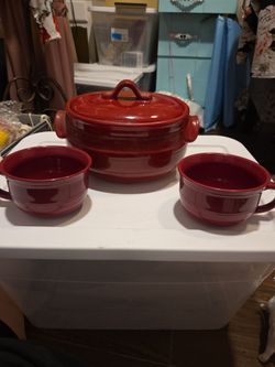 Celebrating Home Celebrations Stoneware Bean Pot (4 Quart)