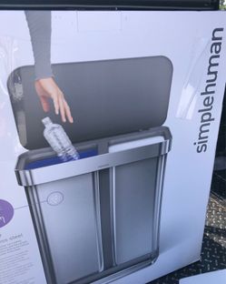 Simple human trash can