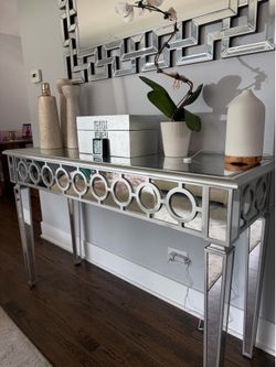 Glass Console Table