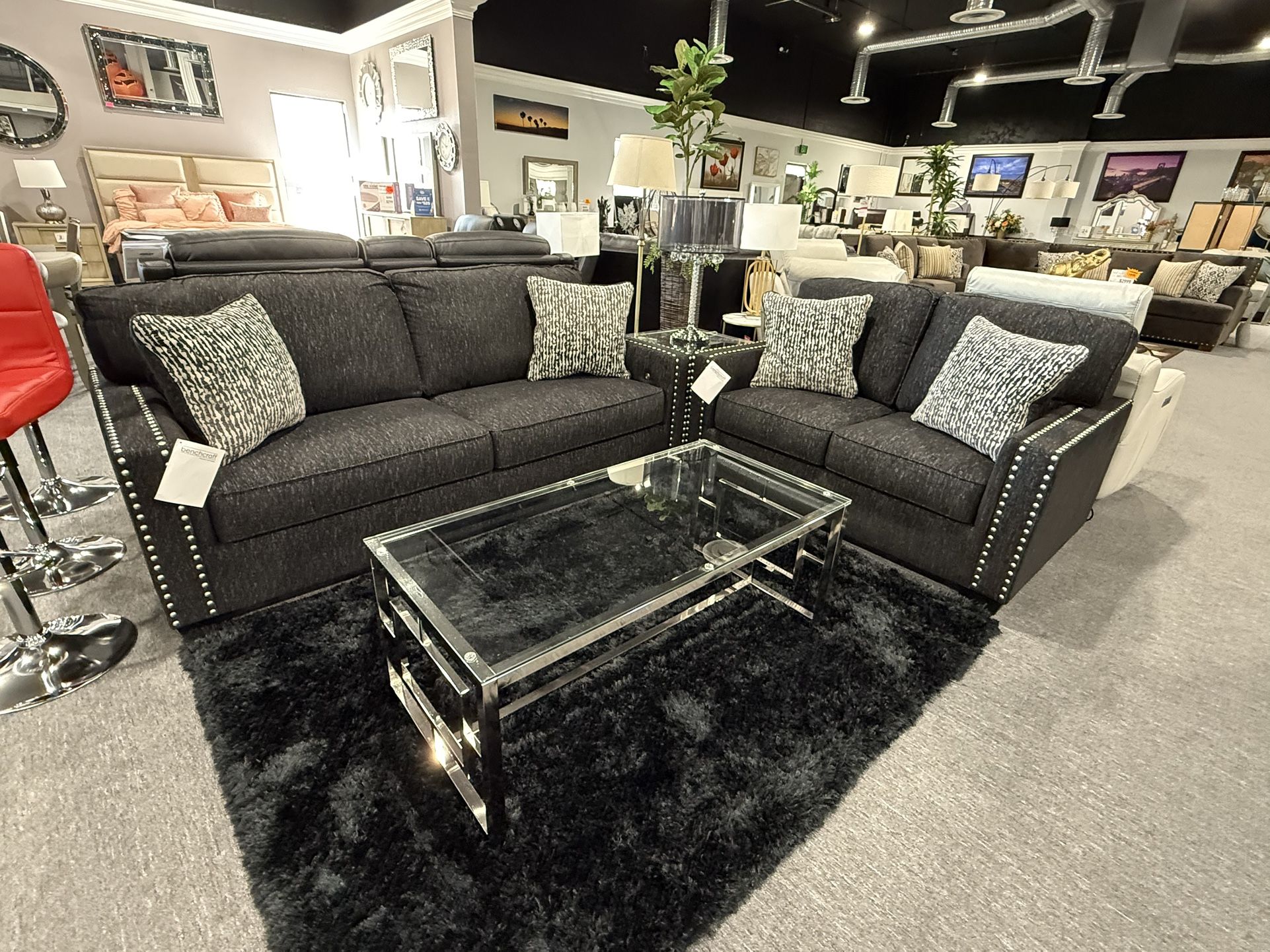 2 Pc Sofa And Loveseat 