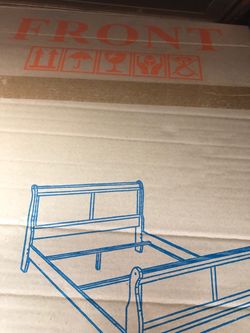 Brand new Still In box. Queen size bed frame