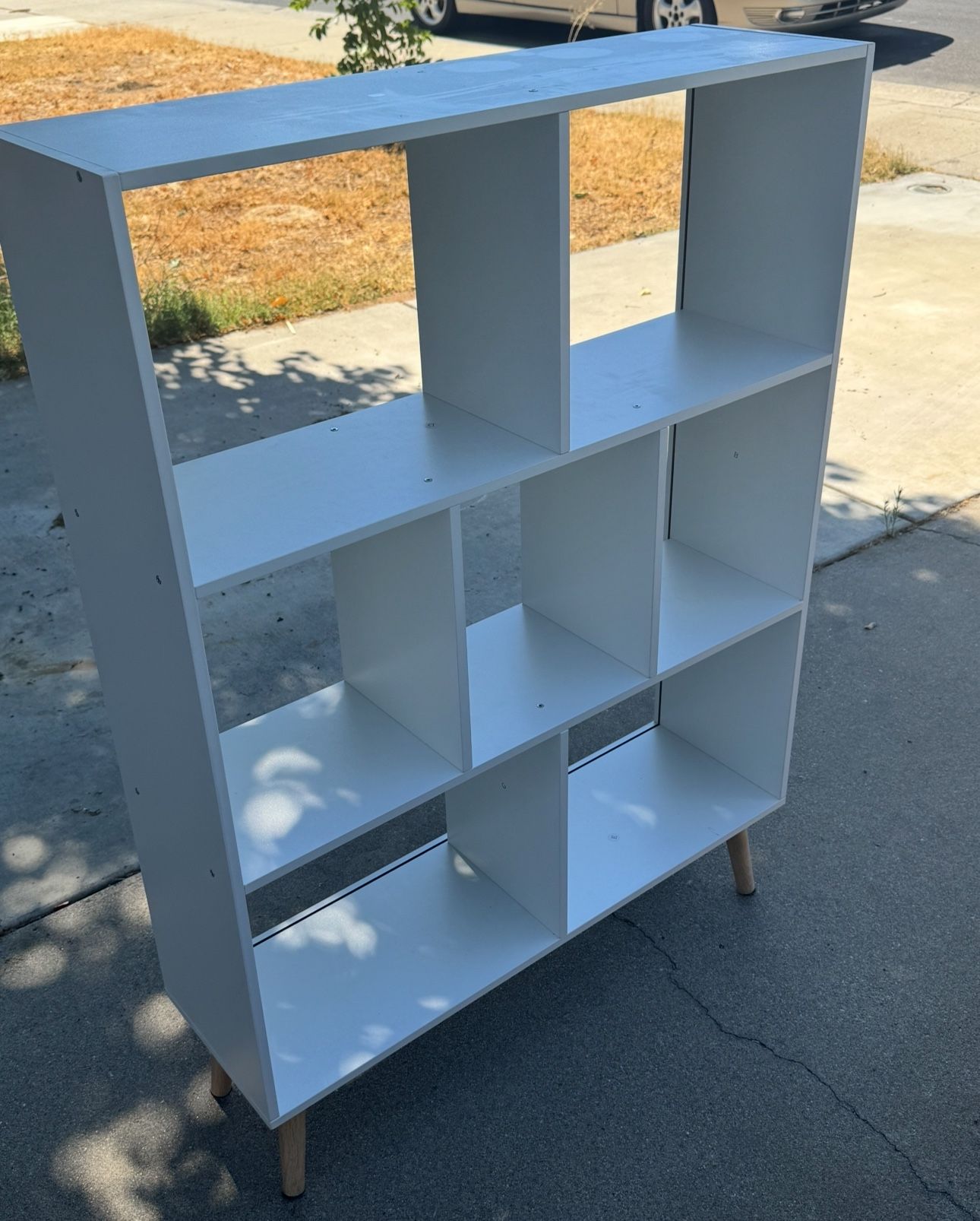 White Boho shelves
