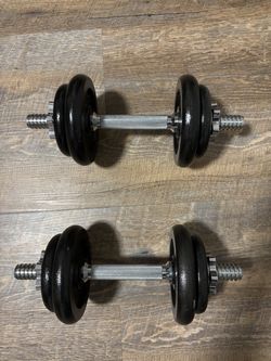 Dumbbells 2x19lb
