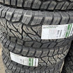 KUMHO TIRES 275/70/18. ROAD VENTURE. RT.