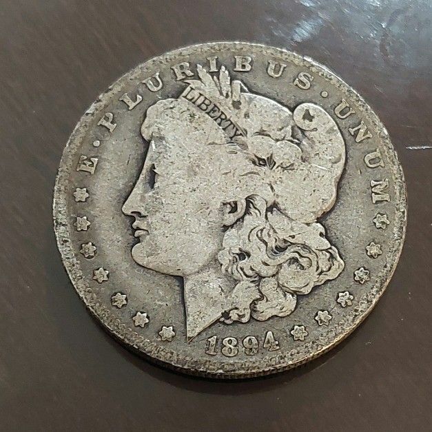 1894o Morgan Silver Dollar, Semi Key Date Coin
