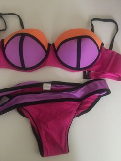 geometric pattern bikini