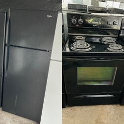 Whirlpool Top Freezer With Whirlpool Coil Stove