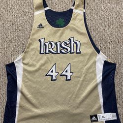 Vintage Notre Dame Jersey Adidas Made In USA Reversable Fighting Irish XL 80’s