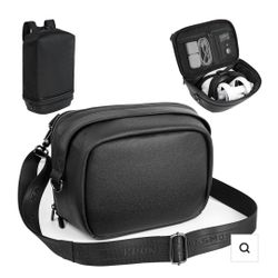 Krone Kalpasmos Convertible Crossbody Backpack for Men – Expandable Sling Bag with Large Capacity, Compact Travel Backpack Fits Tech Gear, Laptops