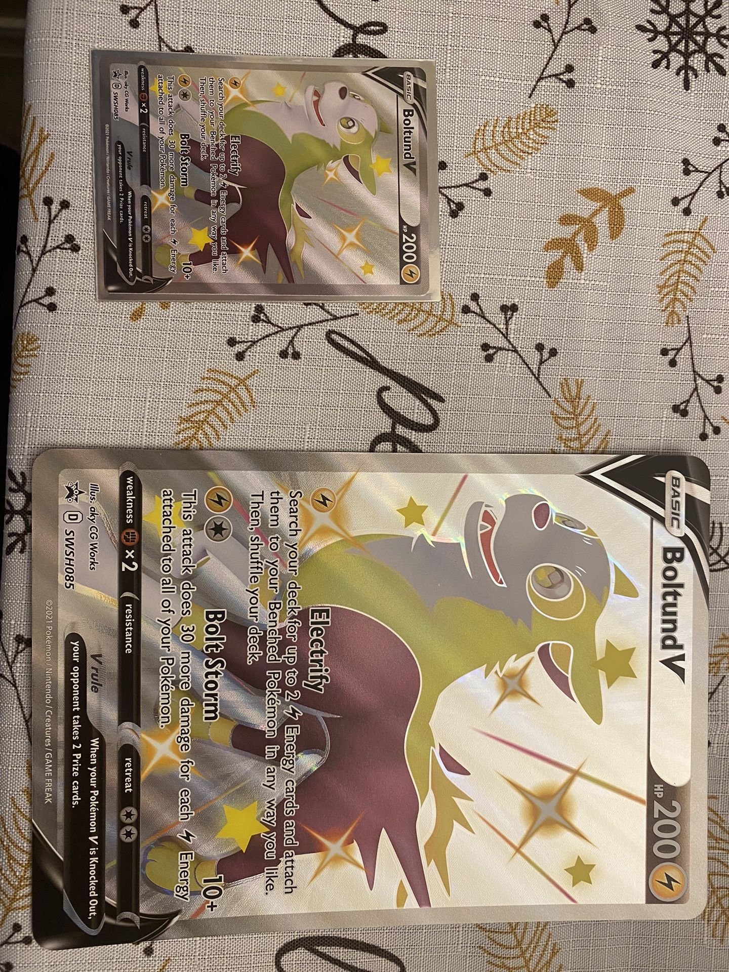 Jumbo Pokémon Card And Regular Promo