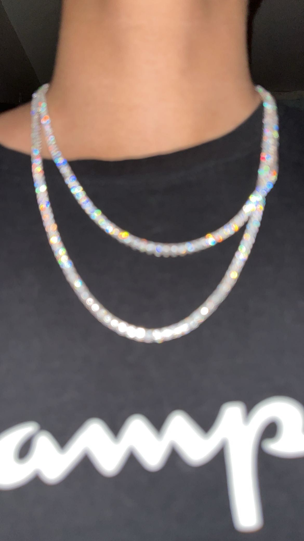 Moissanite Tennis Necklace
