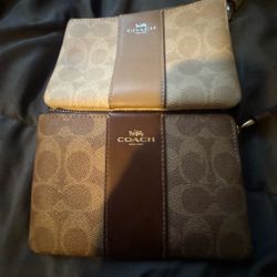 Authentic Coach Wallet Bundle - Cream & Brown Signature Canvas” — it’s clear, includes key details (authentic, color, style), and appeals to buyers lo