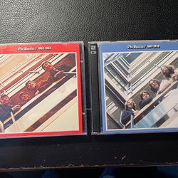 The Beatles CD LOT (2) Red 1(contact info removed) - Blue 1(contact info removed) Greatest Hits - 1993 Release