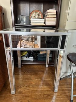 Glass Table With A Drawer