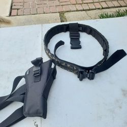 Tactical Belt With Holster 