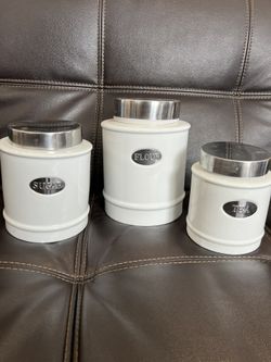 Williams Ceramic Canisters - Set of 3