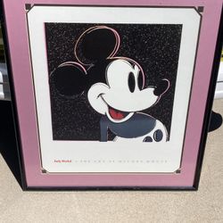 Andy Warhol Mickey Mouse Art Poster Disney