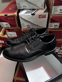 Men’s black dress shoes men’s 9.0