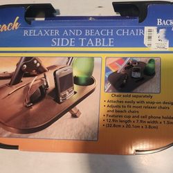 Relaxer & Beach Chair Side Table