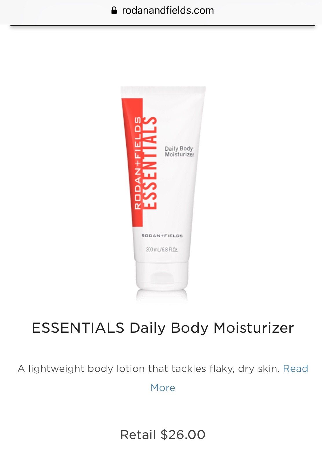 NEW R+F Body Moisturizer